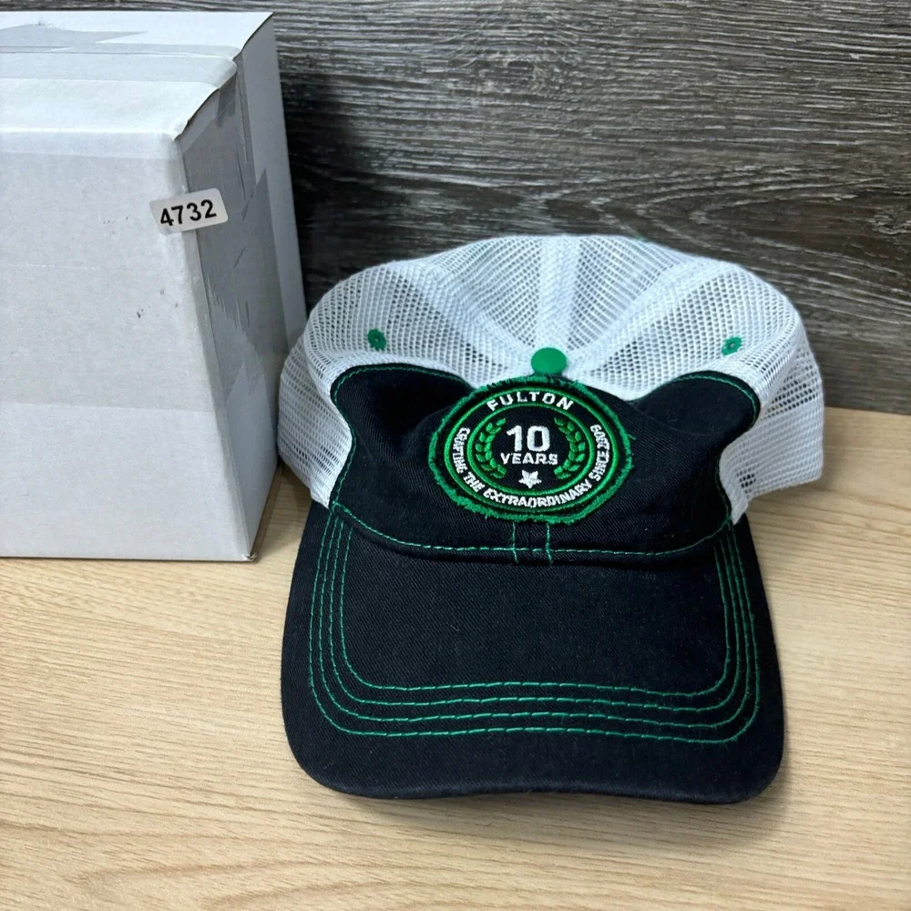 Fulton Beer‎ Hat Cap Snapback Black Green Brewery Minnesota Adjustable